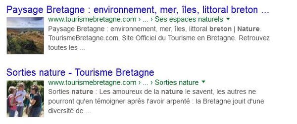 google teste image serp